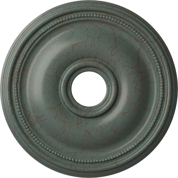 Ekena Millwork Bradford Medallion (Canopies up to 4 3/8"), 18 1/8"OD x 3 3/4"ID x 1 1/8"P, Cloud Burst Crackle CM18BRCBC - main